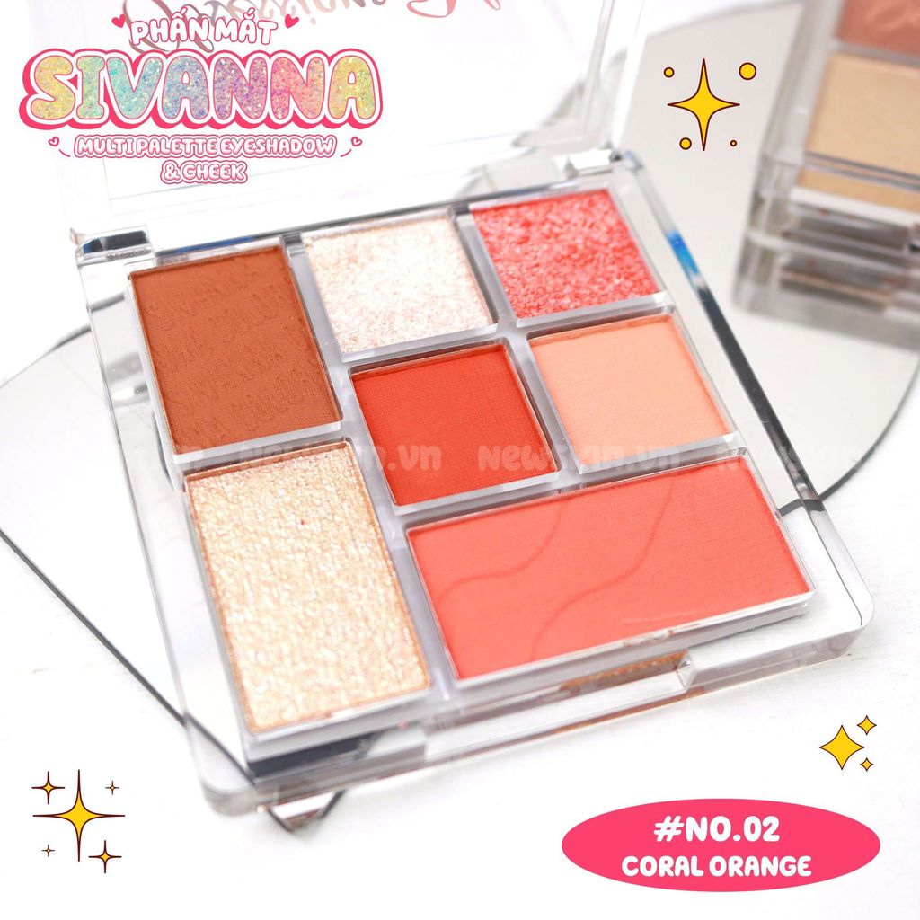 Phấn Mắt 7 Ô Sivanna Obsessions Multi Palette HF184
