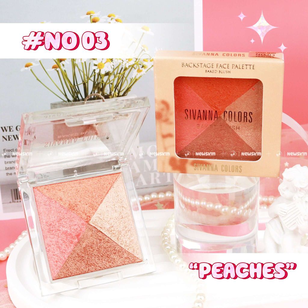Phấn mắt Sivanna Backstage Face Palette HF8106