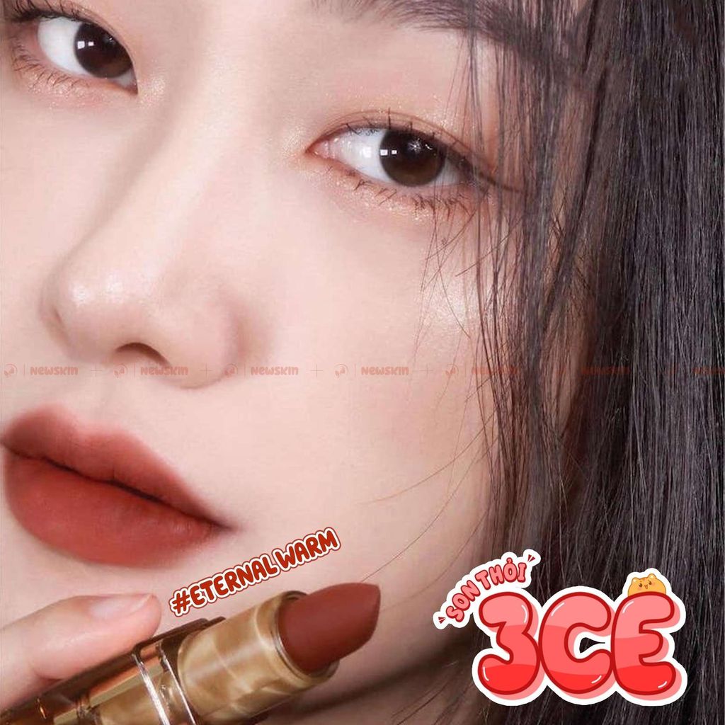 Son Thỏi 3CE Vỏ Trong Suốt 3CE Soft Matte Lipstick - Eternal Warm