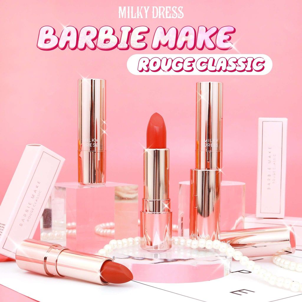 Son Thỏi Lì Milky Dress Barbie Make Rouge Classic