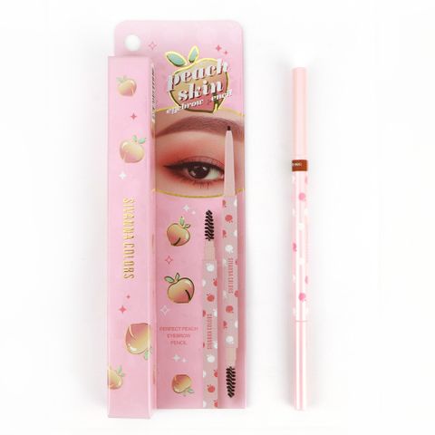 Chì kẻ mày siêu mảnh  Sivanna Colors Peach Skin Eyebrow Pencil HF5098