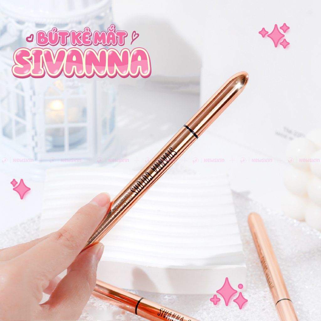 Kẻ mắt nước Sivanna Colors Waterproof Liquid Eye Liner  Lasting Liner HF9031