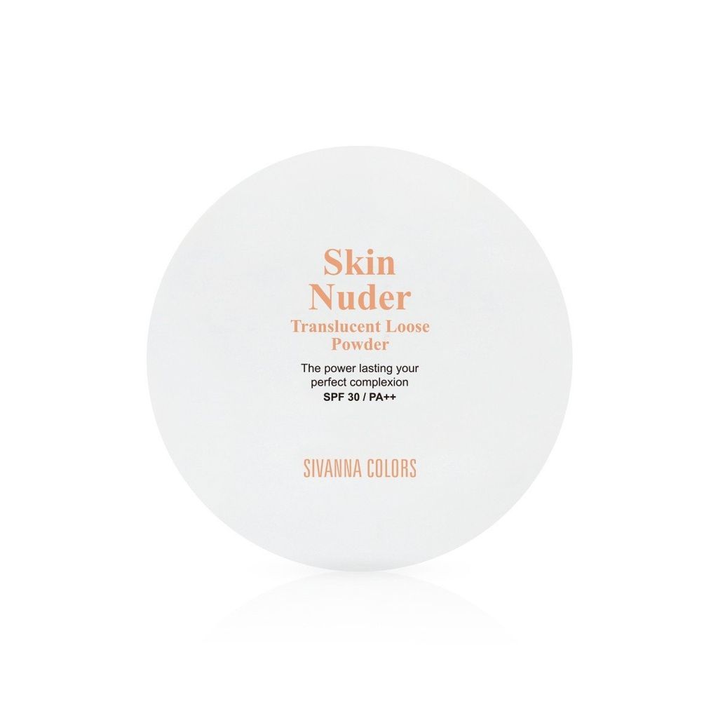 Phấn Nền và Phấn Phủ dạng bột 2in1 SIVANNA COLORS Skin Nuder Translucents Loose Powder HF1008
