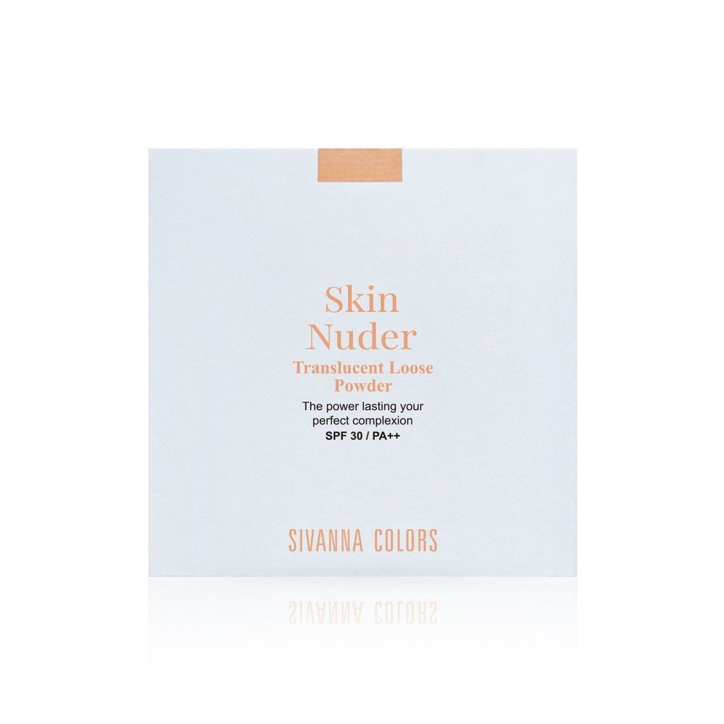 Phấn Nền và Phấn Phủ dạng bột 2in1 SIVANNA COLORS Skin Nuder Translucents Loose Powder HF1008