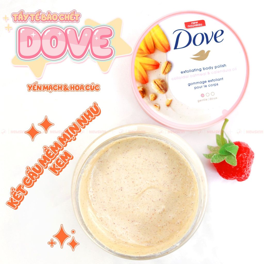 Kem Tẩy Tế Bào Chết Dove Body 298g