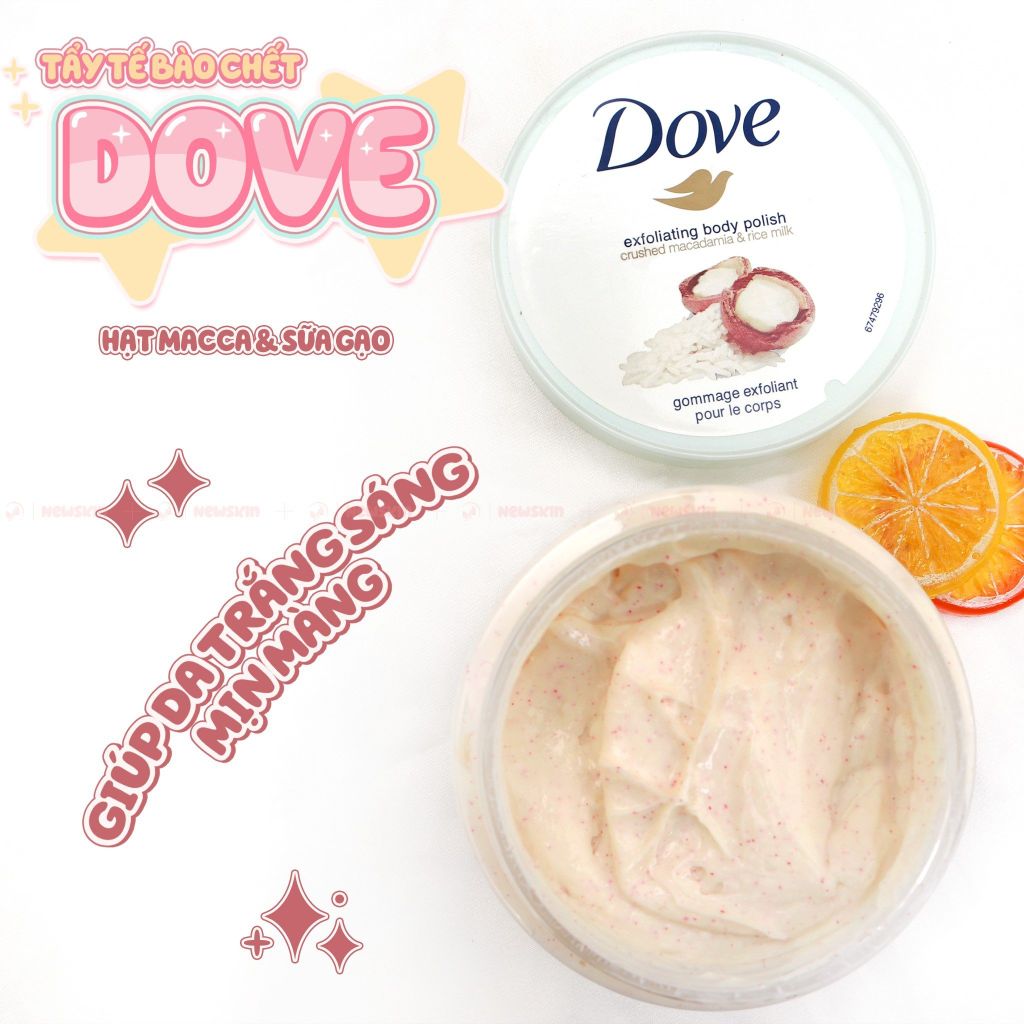 Kem Tẩy Tế Bào Chết Dove Body 298g