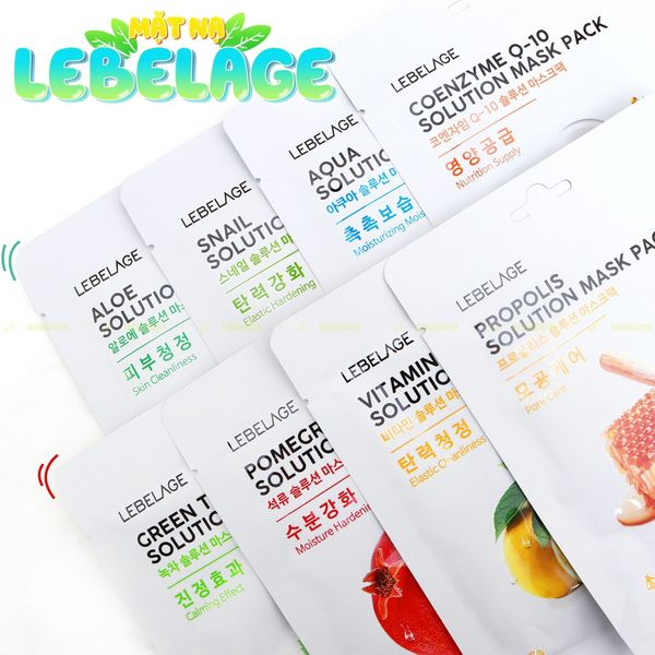 Mặt Nạ Cấp Ẩm Và Dưỡng Da Lebelage Solution Mask Pack 25g