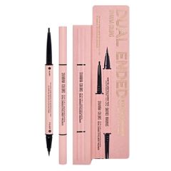 Bút Kẻ Mắt Nước Và Gel Sivanna Colors 2in1 Dual Ended Eyeliner Inliner HF9036