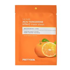 Mặt Nạ Dưỡng Sáng Da Prettyskin The Pure Jeju Tangerine Vita C