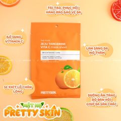 Mặt Nạ Dưỡng Sáng Da Prettyskin The Pure Jeju Tangerine Vita C