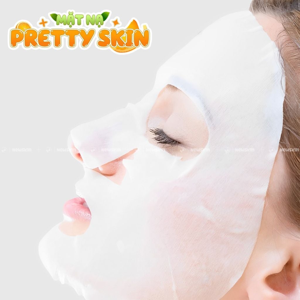 Mặt Nạ Dưỡng Sáng Da Prettyskin The Pure Jeju Tangerine Vita C