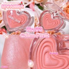 Phấn Bắt Sáng và Má Hồng Sivanna Colors Sweethearts Perfect Flush Blush HF638