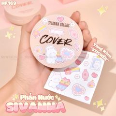 Phấn Nước Che Phủ Cao, Căng Bóng Da Sivanna Colors Coverall Brightening Perfect Cushion SPF 35 Pa+++