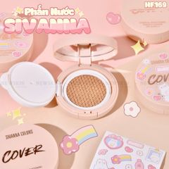 Phấn Nước Che Phủ Cao, Căng Bóng Da Sivanna Colors Coverall Brightening Perfect Cushion SPF 35 Pa+++