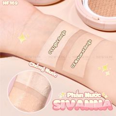 Phấn Nước Che Phủ Cao, Căng Bóng Da Sivanna Colors Coverall Brightening Perfect Cushion SPF 35 Pa+++