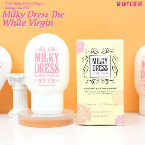 Tinh Chất Dưỡng Trắng Và Chống Lão Hóa Milky Dress The White Virgin 65g