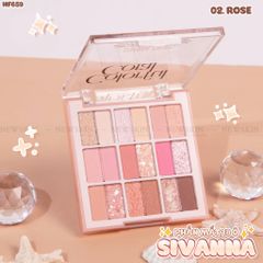 Phấn mắt 18 Ô Sivanna Colorful Coral Eyeshadow Palette HF659-01