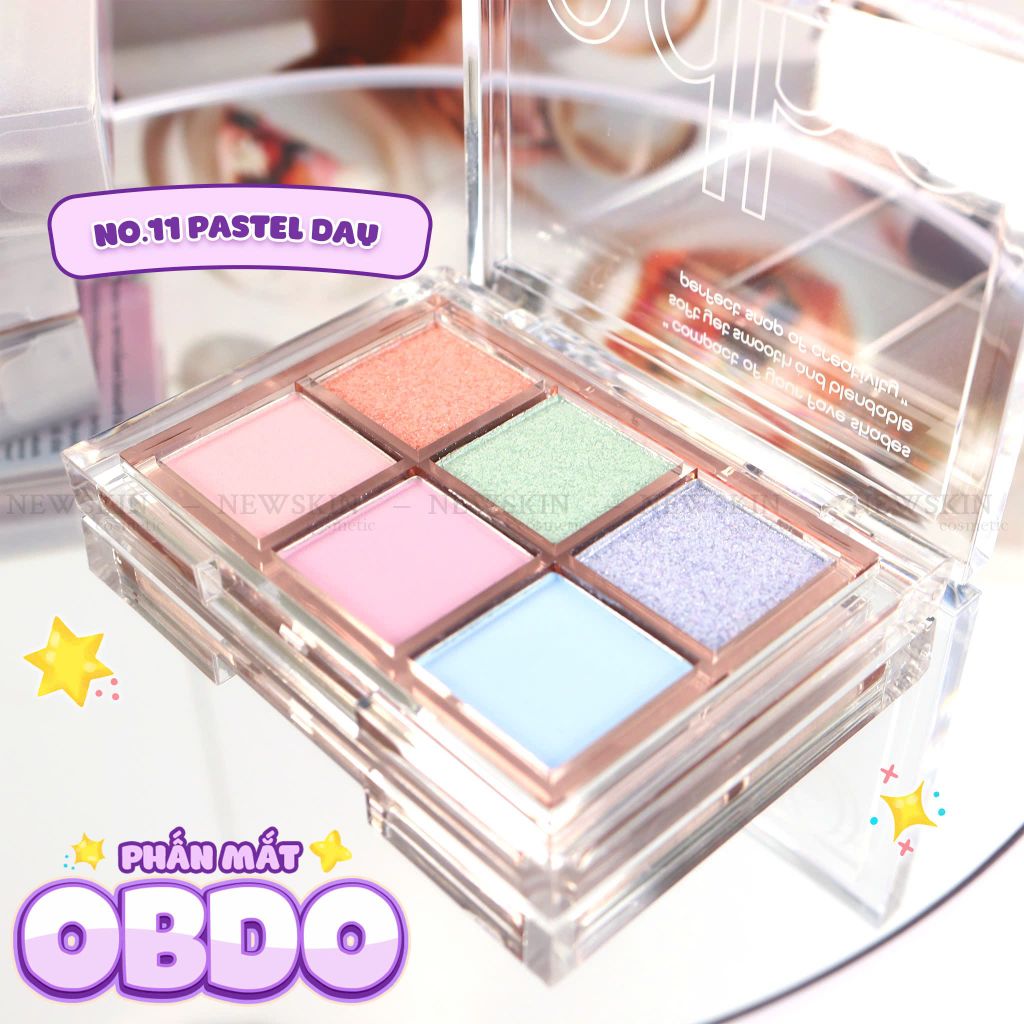 Phấn Mắt Odbo Signature Eyeshadow Palette 6 ô OD276