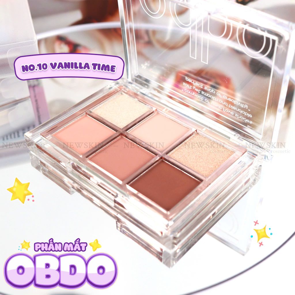 Phấn Mắt Odbo Signature Eyeshadow Palette 6 ô OD276