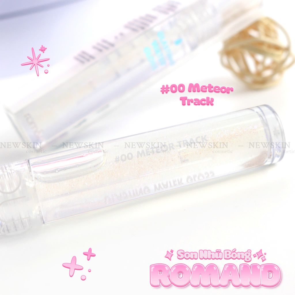 [Rom&nd] Son tint bóng mịn mượt Hàn Quốc Romand Glasting Water Gloss 4.5g