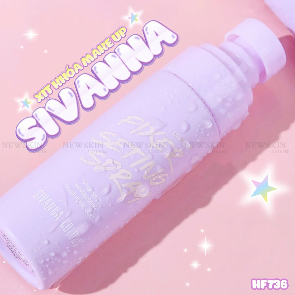 Xịt khóa nền Sivanna Colors Make Up Fixer Setting Spray HF736