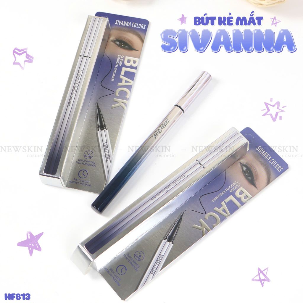 Kẻ mắt Sivanna Cleaver Smooth Eyeliner HF813