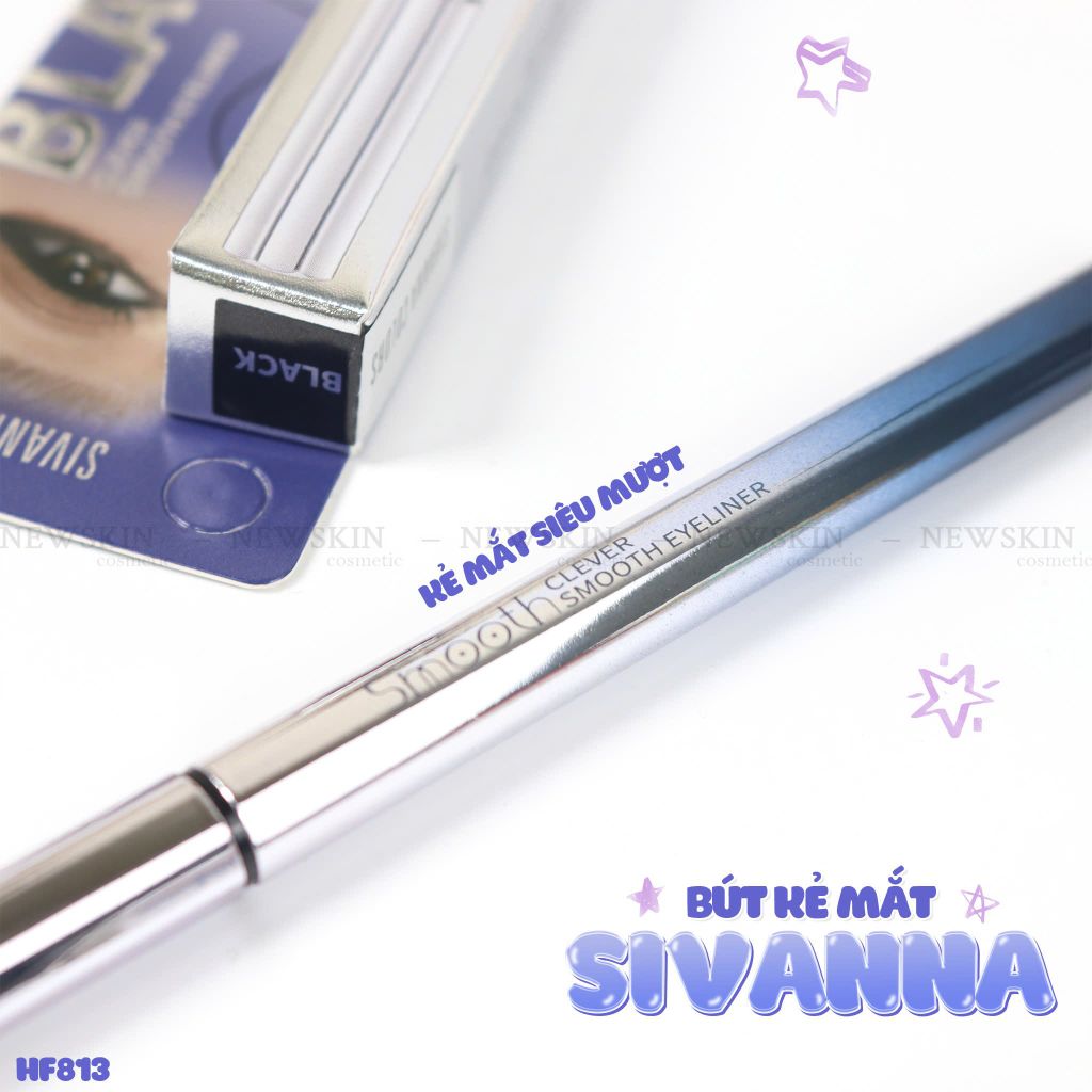 Kẻ mắt Sivanna Cleaver Smooth Eyeliner HF813