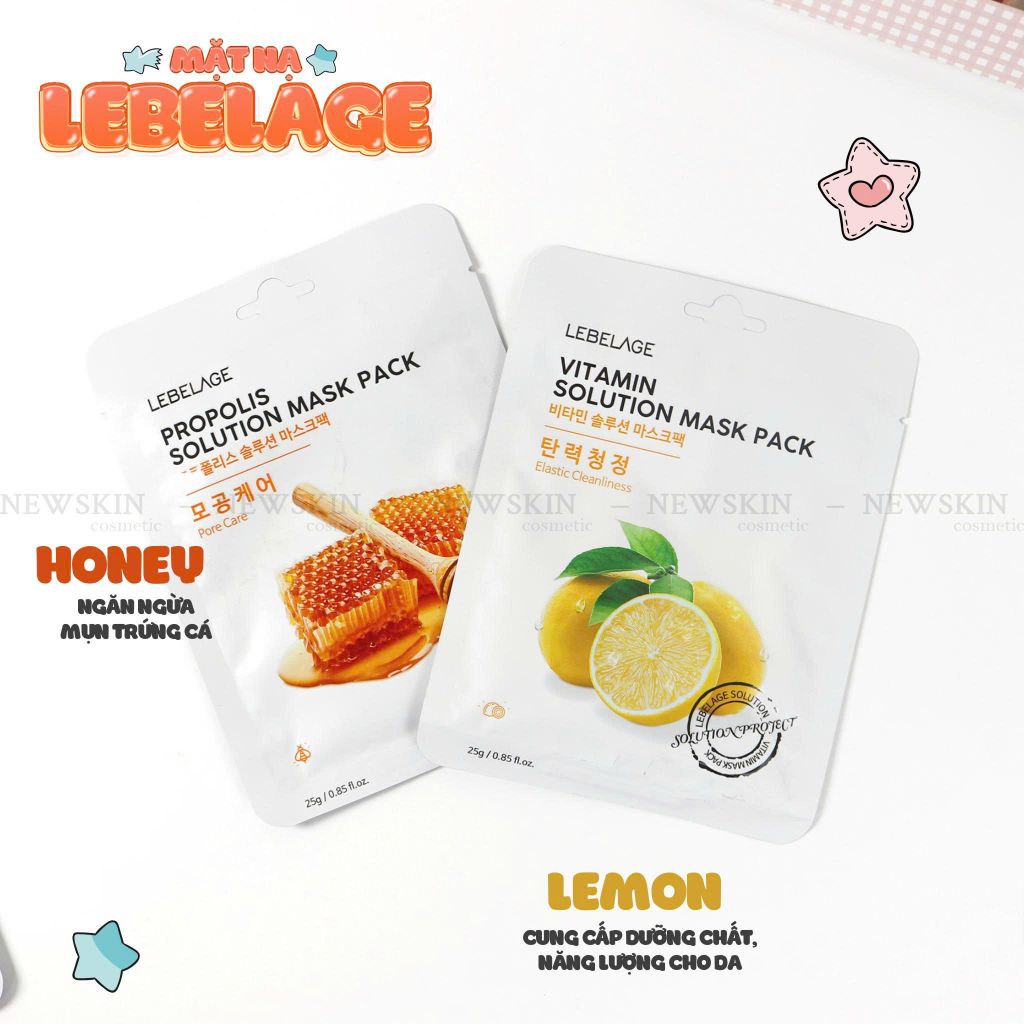 Mặt Nạ Cung Cấp Dưỡng Chất Lebelage Solution Mask Pack 25g