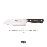  DAMASCUS STEEL SANTOKU KNIFE 6.5 INCH 