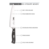  MOV STEEL CHEF'S KNIFE 8 INCH 