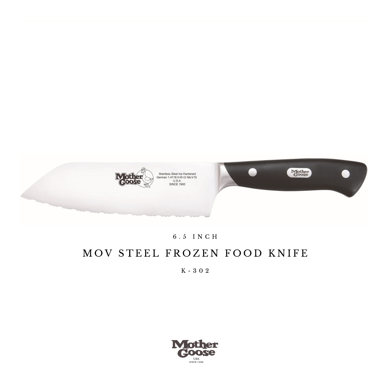  MOV STEEL FROZEN FOOD KNIFE 6.5 INCH 