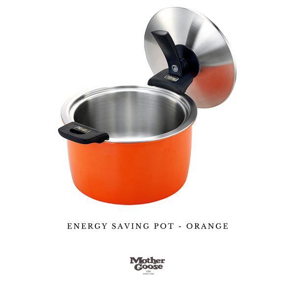  ENERGY SAVING POT-ORANGE 22CM 