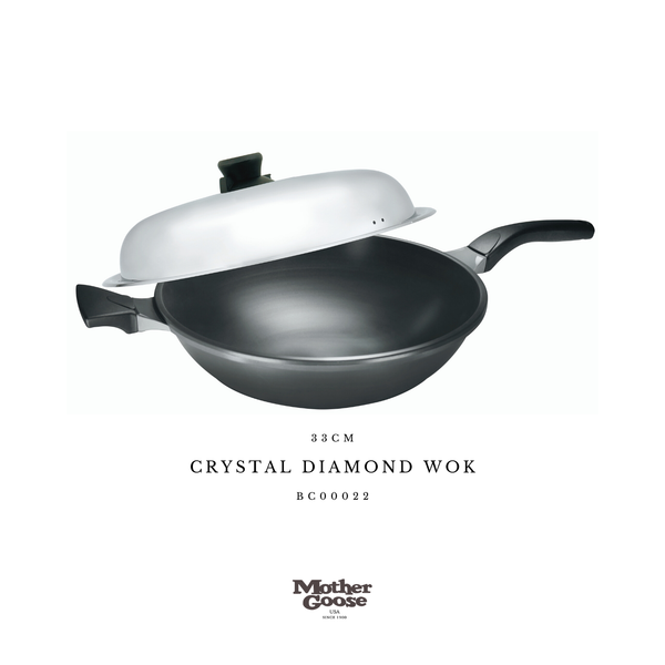  CRYSTAL DIAMOND WOK 33CM 