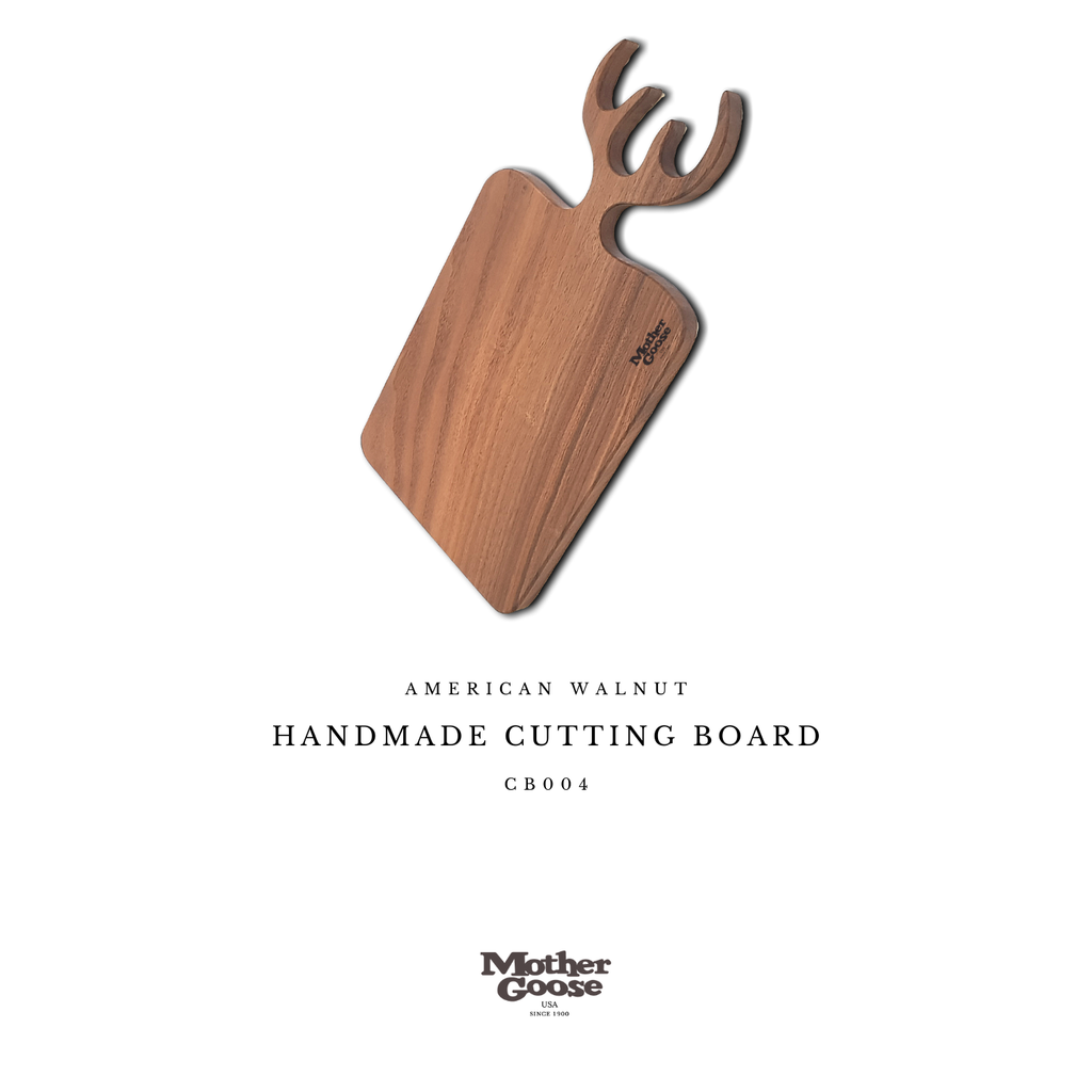  WALNUT CUTTING & SERVING BOARD - ANTLER 