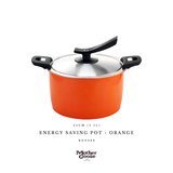  ENERGY SAVING POT-ORANGE 24CM 