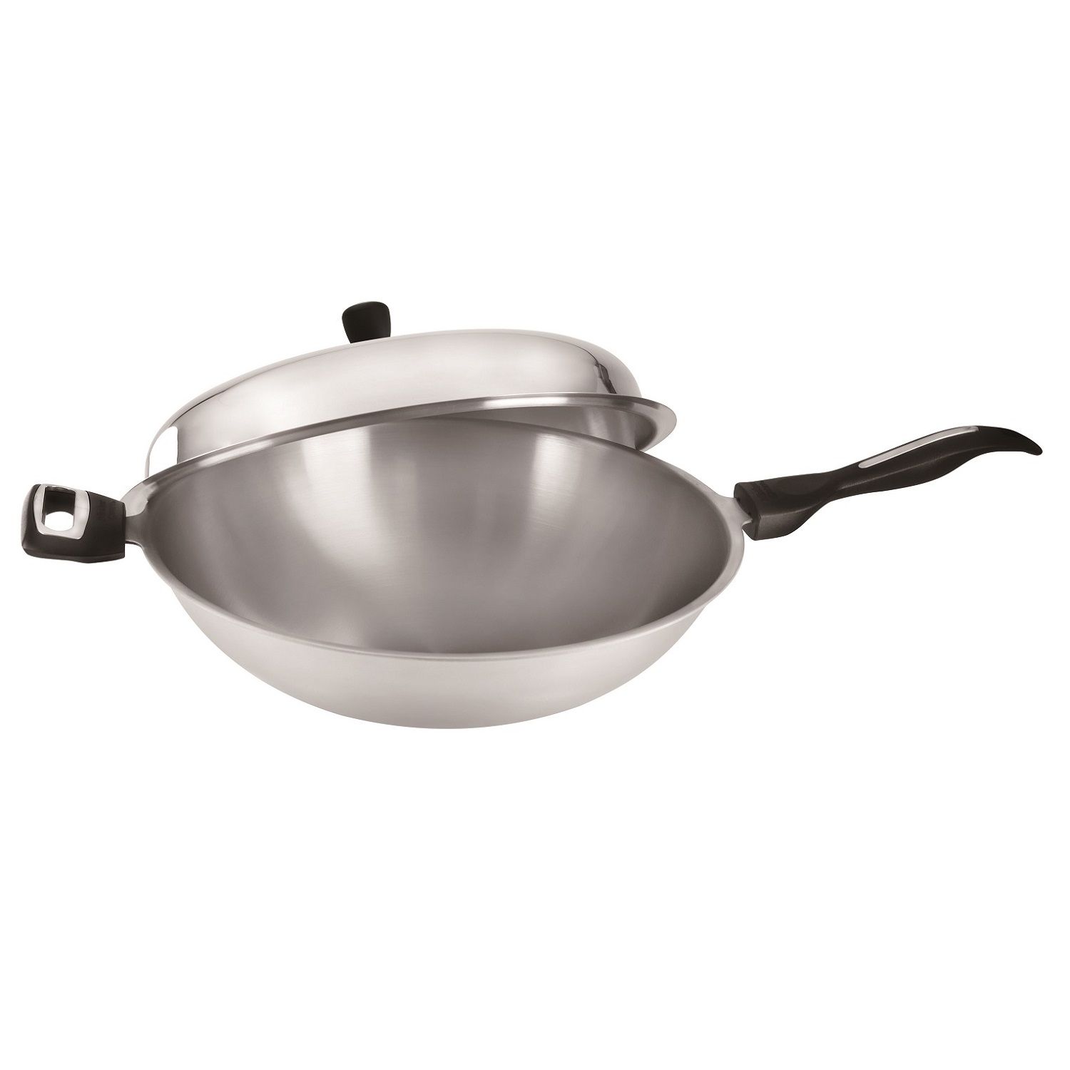  KATE STAINLESS STEEL WOK 36CM 