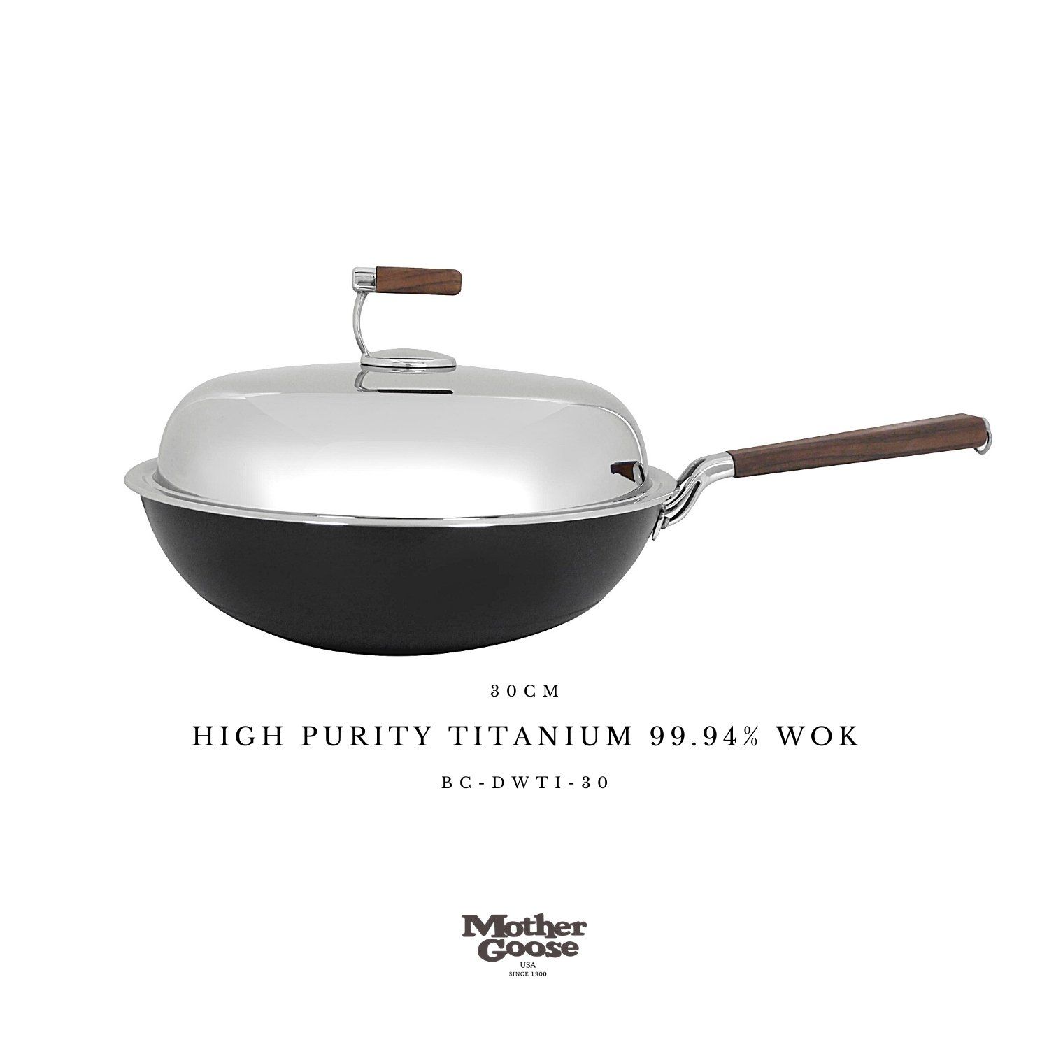  HIGH PURITY TITANIUM 99.94% WOK 30CM 