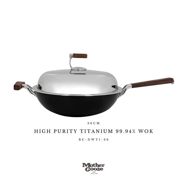  HIGH PURITY TITANIUM 99.94% WOK 36CM 