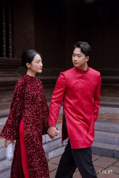  Áo Dài Nam Phụng Vân 