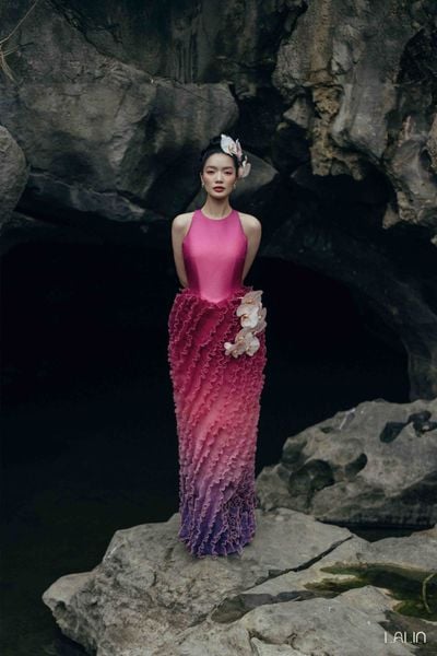  Đầm Tafta Cẩm Vũ 