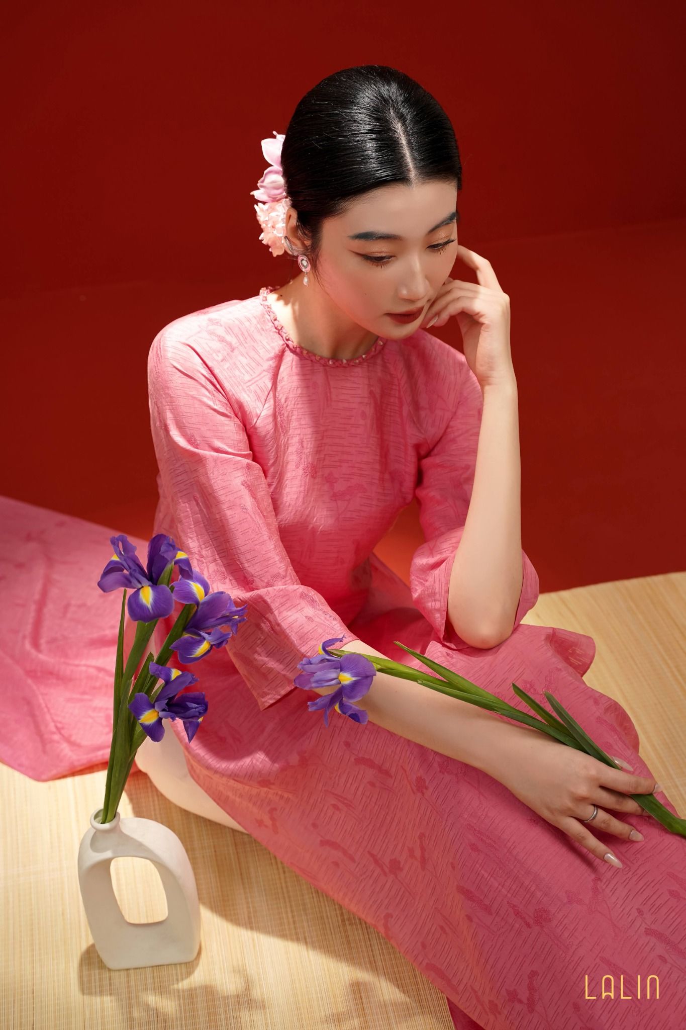 Áo Dài Tơ Tằm Vân Đài