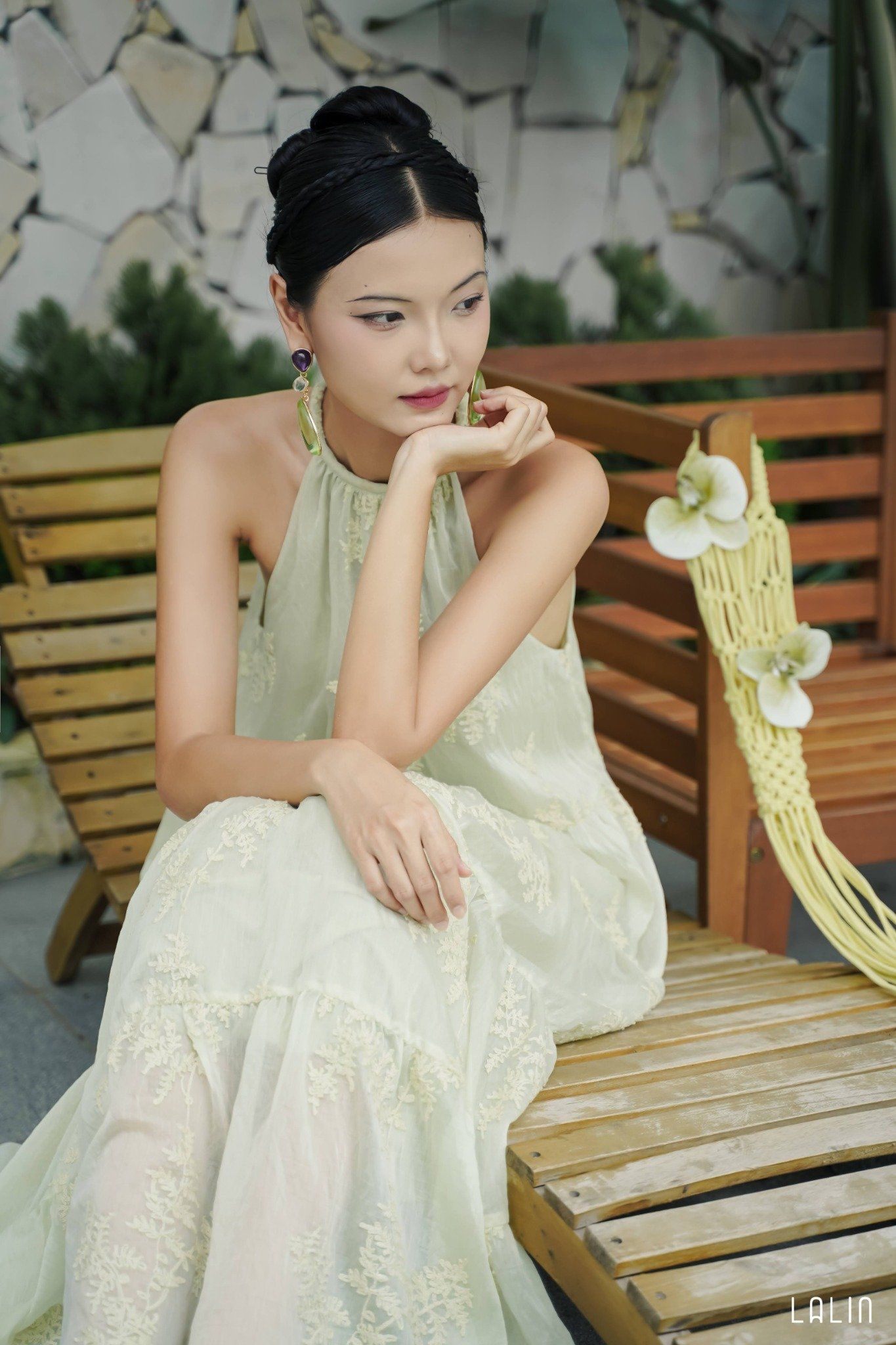 Đầm Cổ Yếm Mộc Nhiên