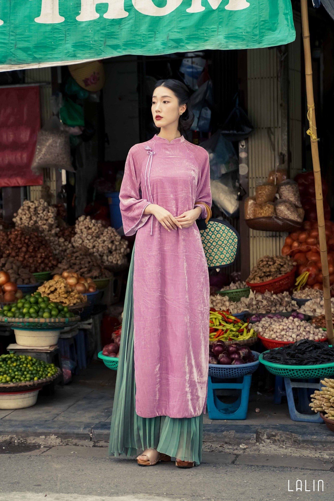 Quần Tơ Ly Diễm Lục