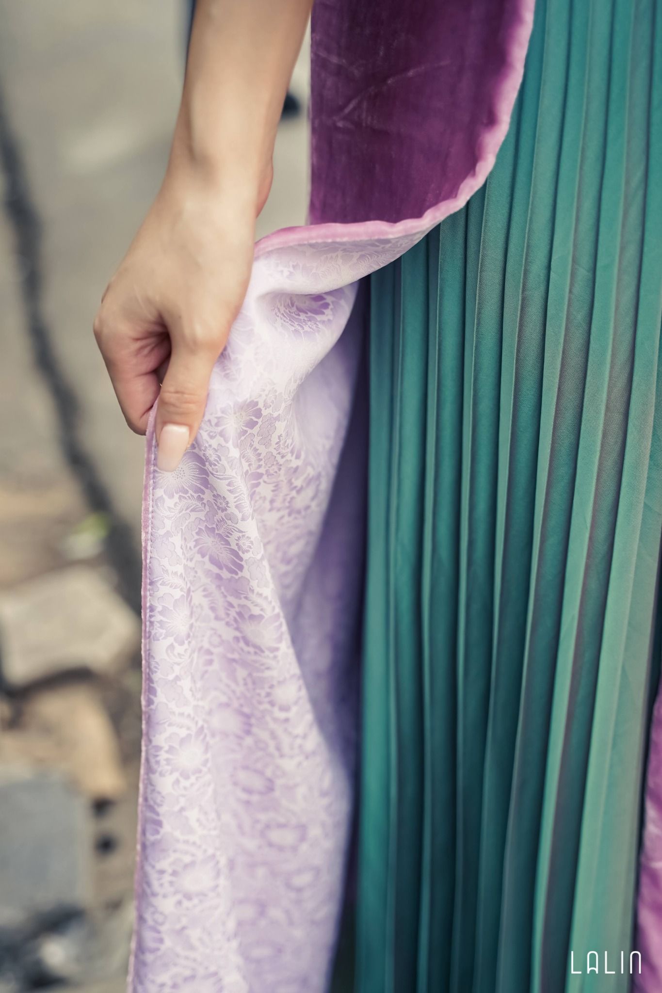 Quần Tơ Ly Diễm Lục