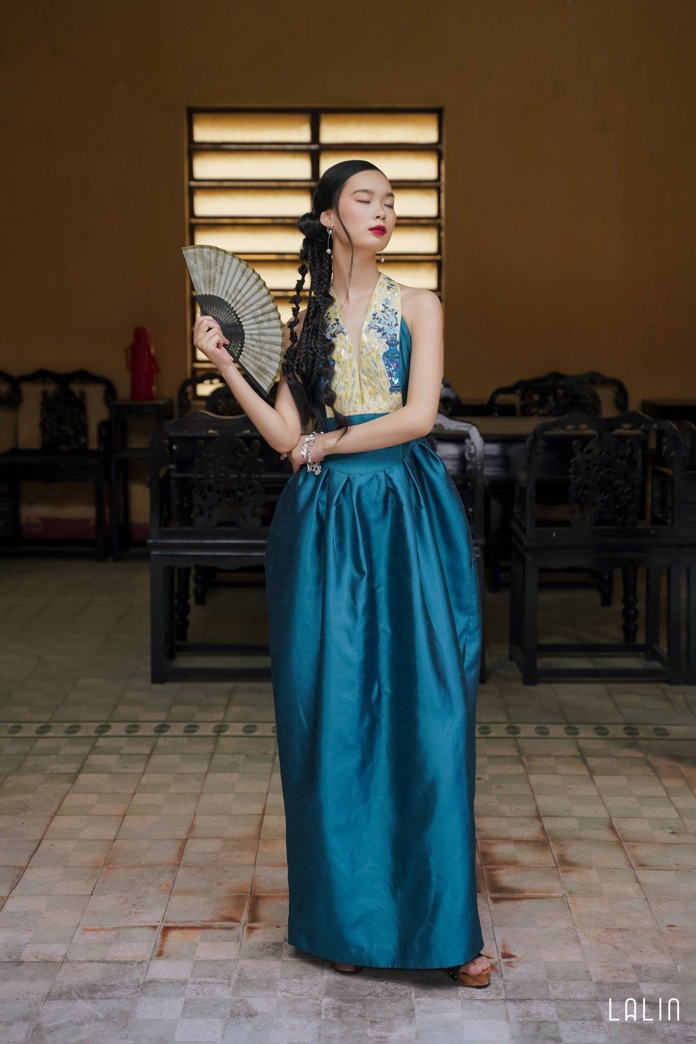 Đầm Đính Kết Châu Uyển