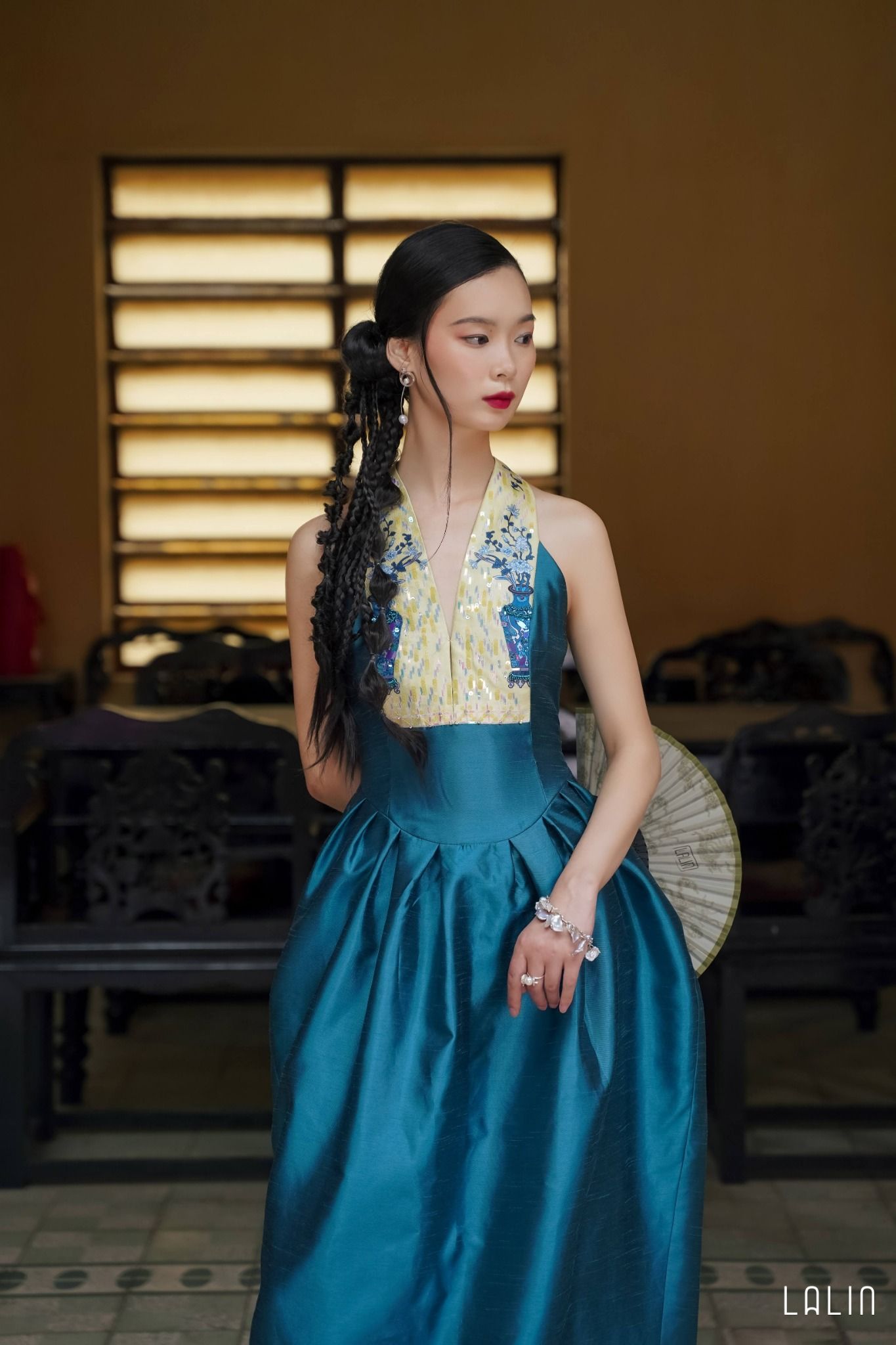 Đầm Đính Kết Châu Uyển