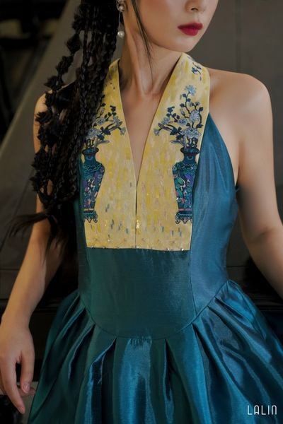  Đầm Đính Kết Châu Uyển 