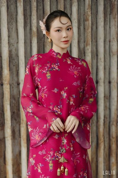  Áo Dài Tơ Giáng Chi 