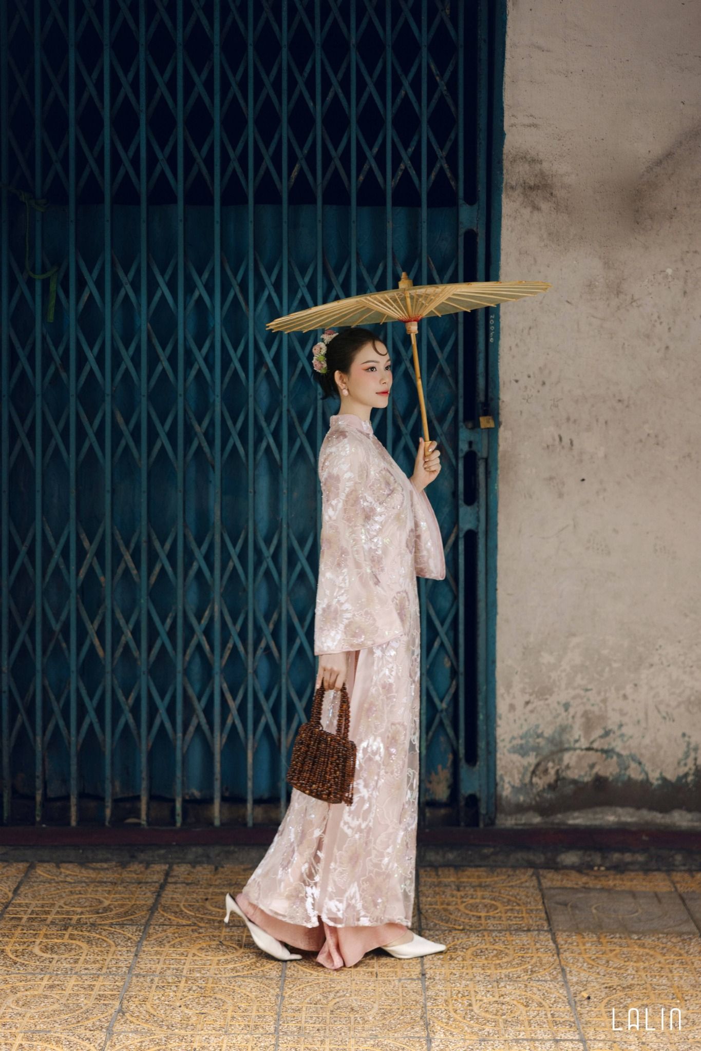 Áo Dài Kim Sa Phấn Chi