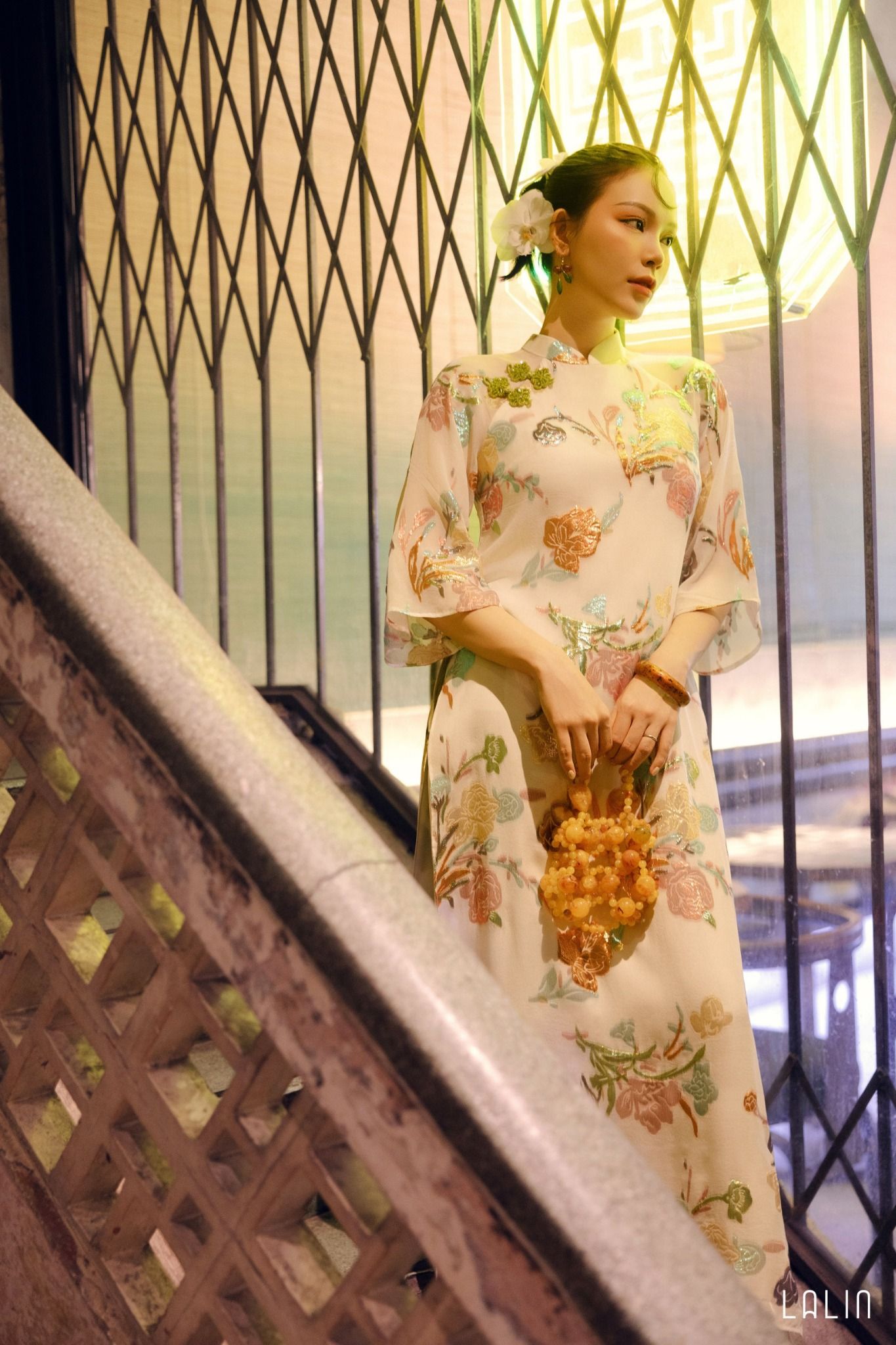 Áo Dài Tơ Tằm Nhã Chi